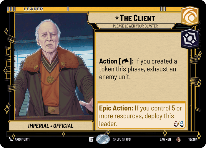 The Client - Please Lower Your Blaster (LAW) Common