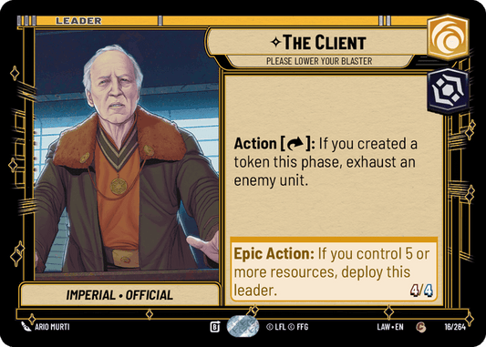 The Client - Please Lower Your Blaster (LAW) Common