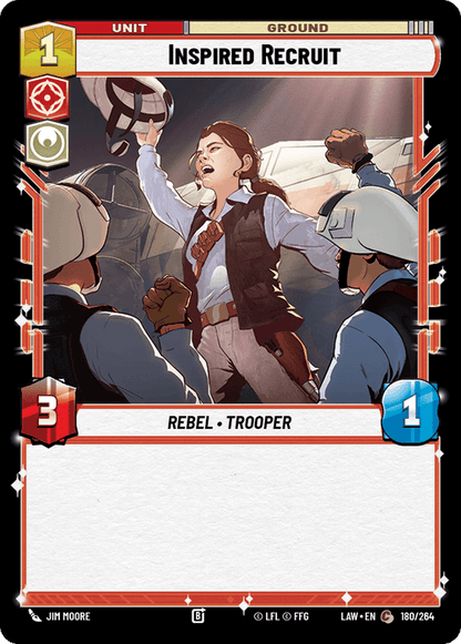 Inspired Recruit (LAW) Common Fantasy Flight Games Standard Non-Foil