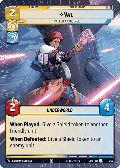Val - It's Been a Ride, Babe (LAW) Uncommon Fantasy Flight Games Hyperspace Non-Foil