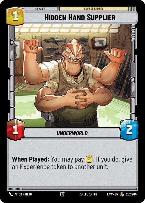 Hidden Hand Supplier (LAW) Common Fantasy Flight Games Standard Non-Foil