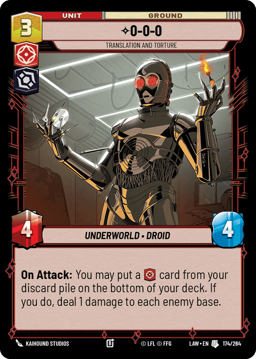 0-0-0 - Translation and Torture (LAW) Uncommon Fantasy Flight Games Standard Non-Foil
