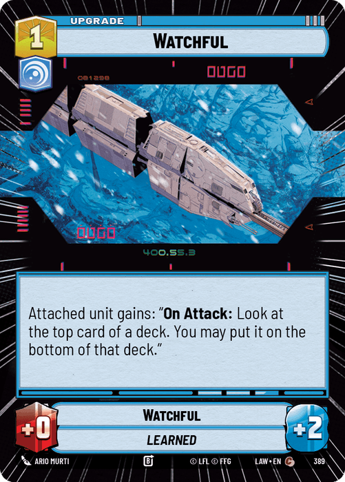 Watchful (LAW) Common Fantasy Flight Games Hyperspace Non-Foil