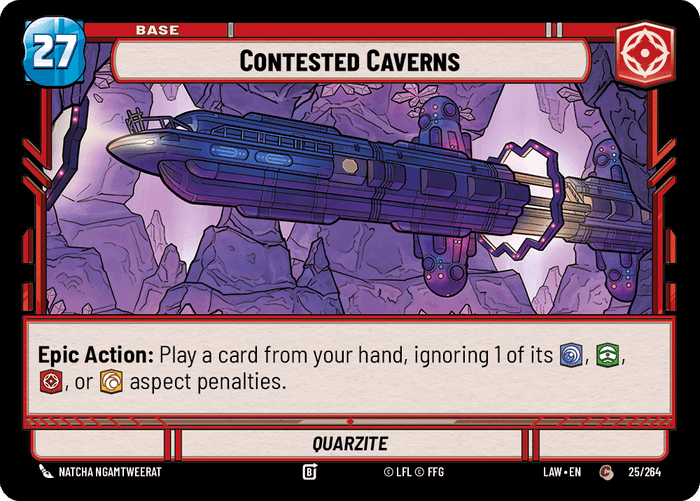 Contested Caverns (LAW) Common Fantasy Flight Games Standard Non-Foil