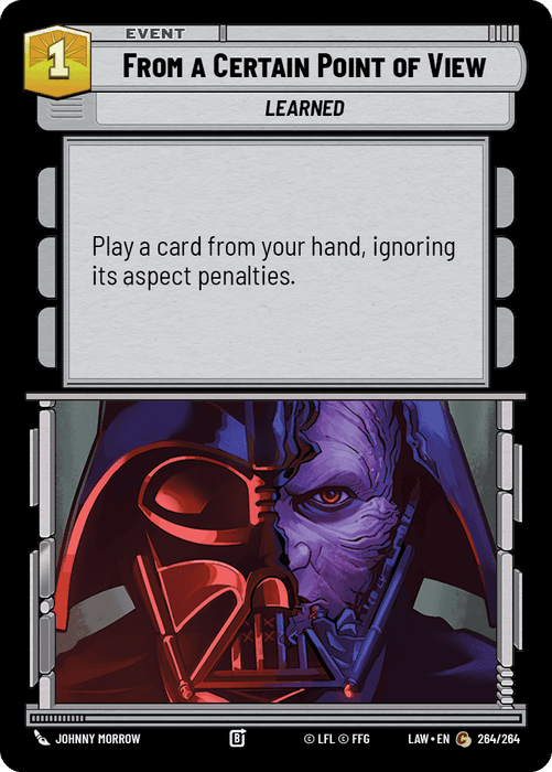 From a Certain Point of View (LAW) Common Fantasy Flight Games Standard Non-Foil