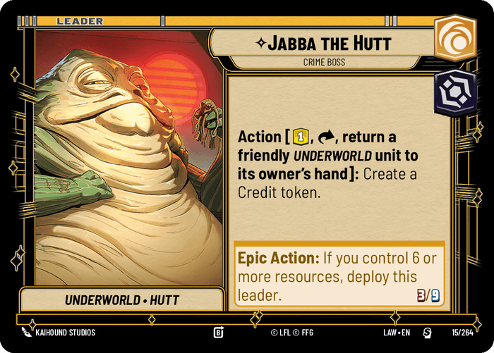 Jabba the Hutt - Crime Boss (LAW) Starter Fantasy Flight Games Standard Non-Foil
