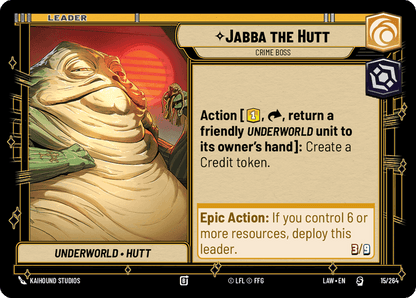 Jabba the Hutt - Crime Boss (LAW) Starter Fantasy Flight Games Standard Non-Foil