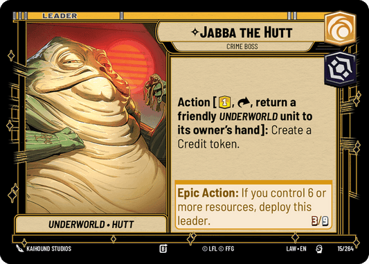 Jabba the Hutt - Crime Boss (LAW) Starter Fantasy Flight Games Standard Non-Foil