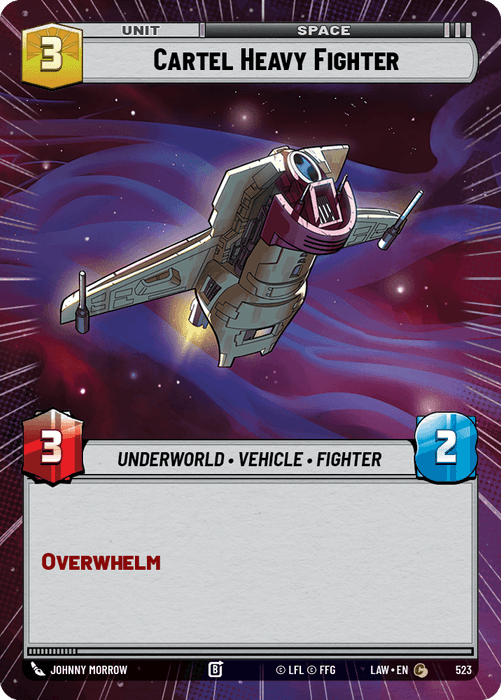 Cartel Heavy Fighter (LAW) Common Fantasy Flight Games Hyperspace Non-Foil