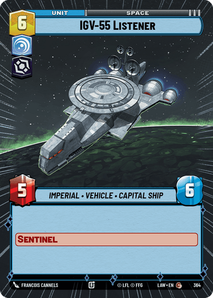 IGV-55 Listener (LAW) Common Fantasy Flight Games Hyperspace Non-Foil