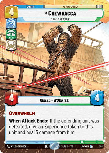 Chewbacca - Mighty Rescuer (LAW) Legendary Fantasy Flight Games Hyperspace Non-Foil