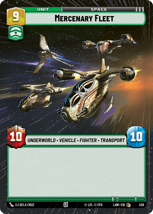 Mercenary Fleet (LAW) Common Fantasy Flight Games Hyperspace Non-Foil