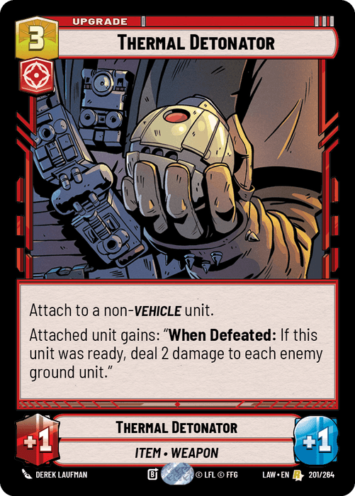Thermal Detonator (LAW) Rare Fantasy Flight Games Standard Non-Foil