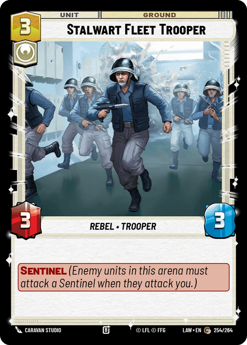 Stalwart Fleet Trooper (LAW) Common Fantasy Flight Games Standard Non-Foil