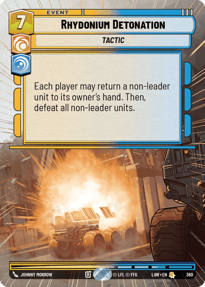 Rhydonium Detonation (LAW) Rare Fantasy Flight Games Hyperspace Non-Foil