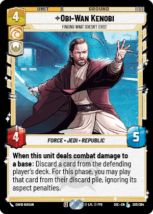 Obi-Wan Kenobi - Finding What Doesn't Exist (SEC) Legendary Fantasy Flight Games