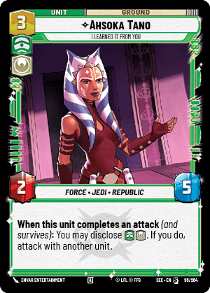Ahsoka Tano - I Learned It from You (SEC) Starter Fantasy Flight Games