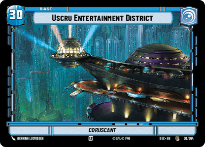 Uscru Entertainment District (SEC) Common Fantasy Flight Games