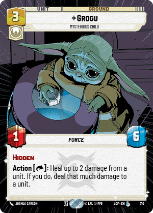 Grogu - Mysterious Child (LOF) Legendary Fantasy Flight Games Hyperspace Non-Foil