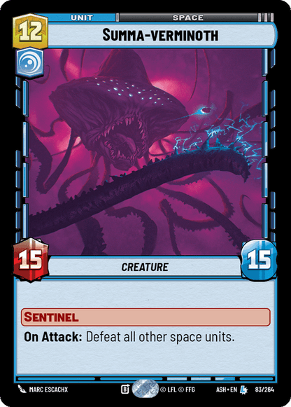 Summa-verminoth (ASH) Legendary Star Wars Unlimited Fantasy Flight Games Standard Non-Foil