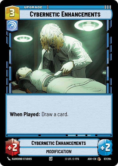 Cybernetic Enhancements (ASH) Common Star Wars Unlimited Fantasy Flight Games Standard Non-Foil