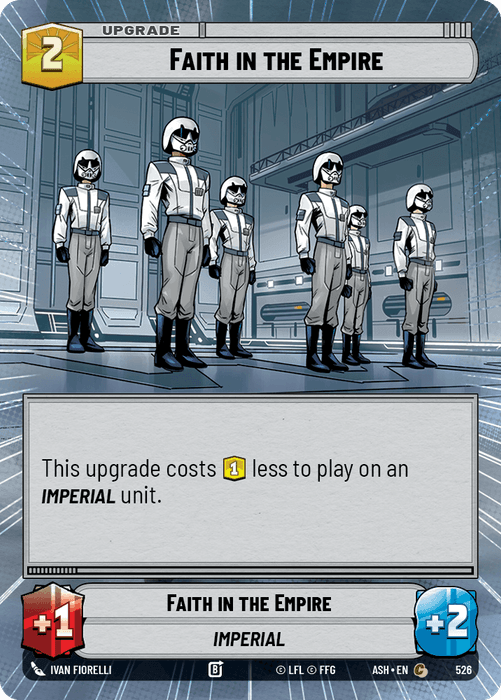 Faith in the Empire (ASH) Common Star Wars Unlimited Fantasy Flight Games Hyperspace Non-Foil