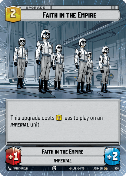 Faith in the Empire (ASH) Common Star Wars Unlimited Fantasy Flight Games Hyperspace Non-Foil