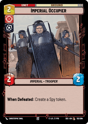 Imperial Occupier (SEC) Common Fantasy Flight Games