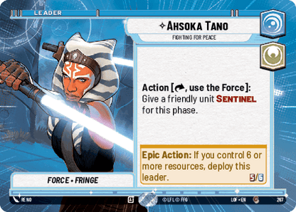 Ahsoka Tano - Fighting For Peace (LOF) Common Fantasy Flight Games Hyperspace Non-Foil