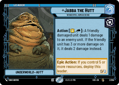 Jabba the Hutt - Wonderful Human Being (SEC) Common Fantasy Flight Games Standard Non-Foil
