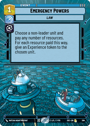 Emergency Powers (SEC) Rare Fantasy Flight Games