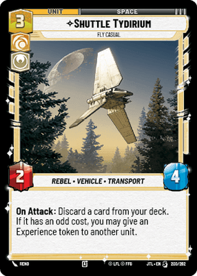 Shuttle Tydirium - Fly Casual (JTL) Starter Fantasy Flight Games Standard Non-Foil