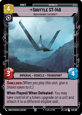 Shuttle ST-149 - Under Krennic's Authority (JTL) Uncommon Fantasy Flight Games Standard Non-Foil