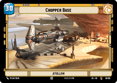 Chopper Base - Atollon (JTL) Common Fantasy Flight Games Standard Non-Foil