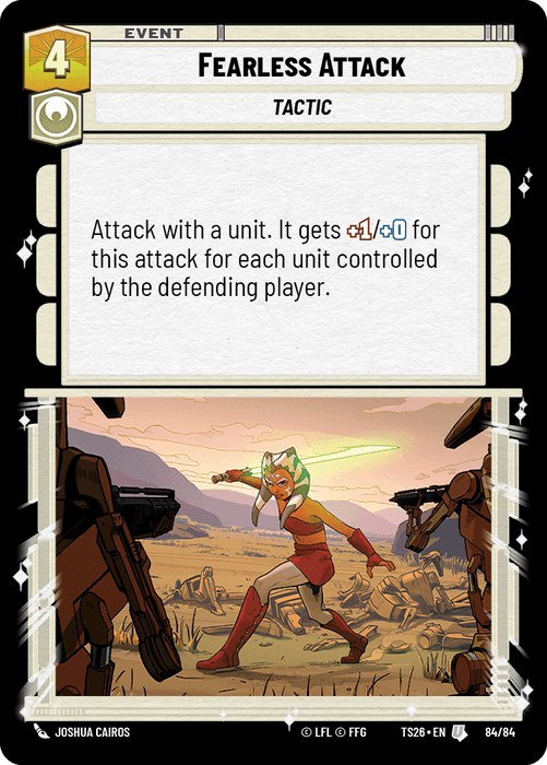 Fearless Attack (TS26) Uncommon Fantasy Flight Games Standard Non-Foil
