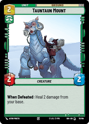 Tauntaun Mount (IBH) Special Fantasy Flight Games Standard Non-Foil
