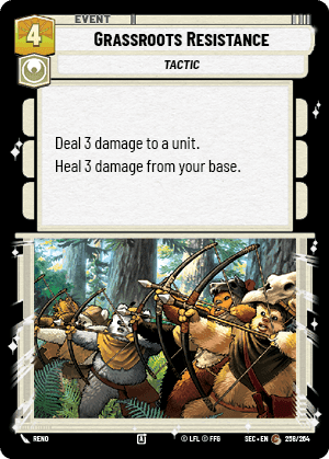 Grassroots Resistance (SEC) Common Fantasy Flight Games