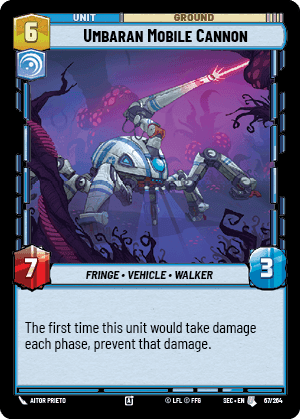 Umbaran Mobile Cannon (SEC) Uncommon Fantasy Flight Games