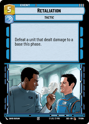 Retaliation (SEC) Common Fantasy Flight Games Standard Non-Foil