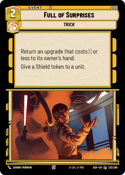 Full of Surprises (ASH) Common Star Wars Unlimited Fantasy Flight Games Standard Non-Foil