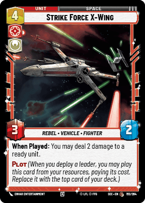 Strike Force X-Wing (SEC) Common Fantasy Flight Games