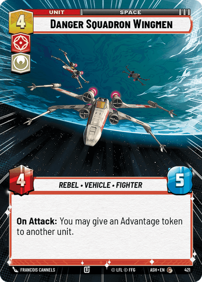Danger Squadron Wingmen (ASH) Common Star Wars Unlimited Fantasy Flight Games Hyperspace Non-Foil