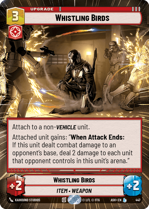 Whistling Birds (ASH) Legendary Star Wars Unlimited Fantasy Flight Games Hyperspace Non-Foil