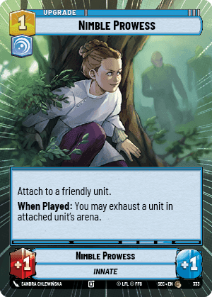 Nimble Prowess (SEC) Common Fantasy Flight Games Hyperspace Non-Foil