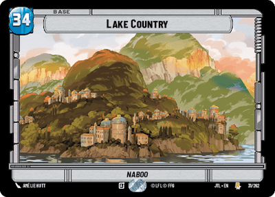 Lake Country - Naboo (JTL) Rare Fantasy Flight Games Standard Non-Foil