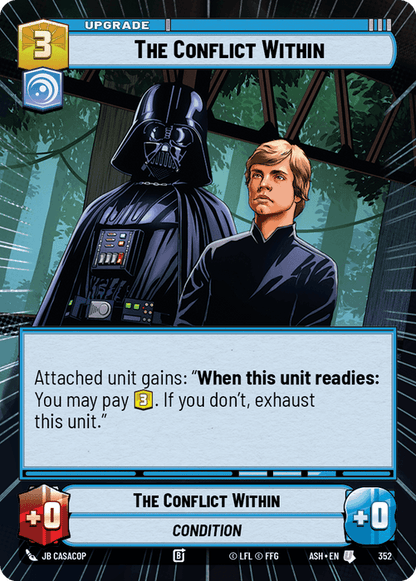 The Conflict Within (ASH) Uncommon Star Wars Unlimited Fantasy Flight Games Hyperspace Non-Foil