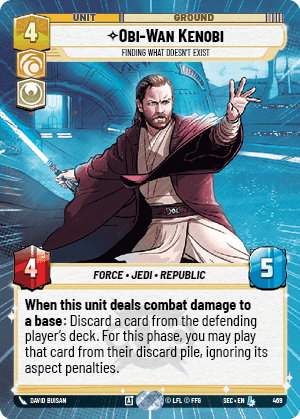 Obi-Wan Kenobi - Finding What Doesn't Exist (SEC) Legendary Fantasy Flight Games