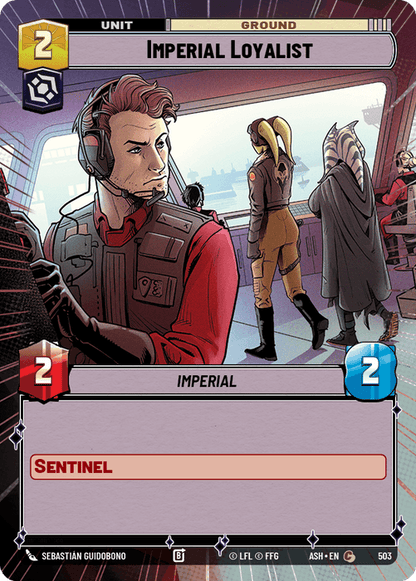 Imperial Loyalist (ASH) Common Star Wars Unlimited Fantasy Flight Games Hyperspace Non-Foil