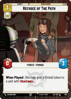 Refugee of the Path (LOF) Common Fantasy Flight Games Hyperspace Non-Foil