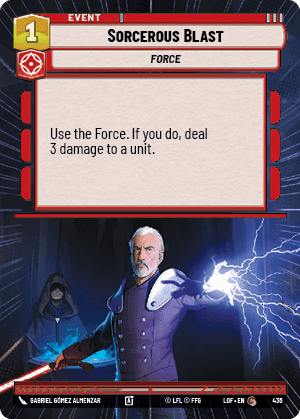 Sorcerous Blast (LOF) Common Fantasy Flight Games Hyperspace Non-Foil